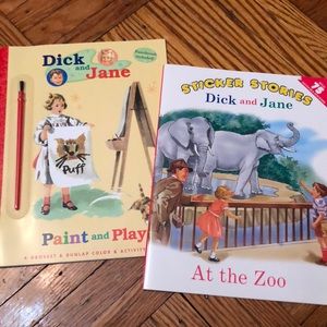 A set of 2 Dick and Jane books